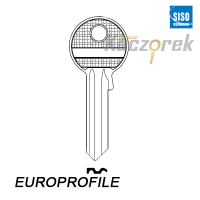Mieszkaniowy 209 - klucz surowy mosiężny - SISO Europrofile